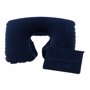 Coussin de voyage gonflable dans une pochette Bleubleu