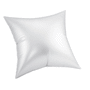 Coussin gonflable Blanc en PVC Blancblanc
