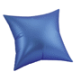 Coussin gonflable Blanc en PVC Bleubleu