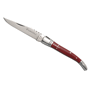 Couteau Laguiole, 11 cm, stamina rouge Rougerouge