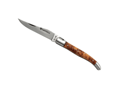 Couteau Laguiole 12 cm, lame carbone, genévrier