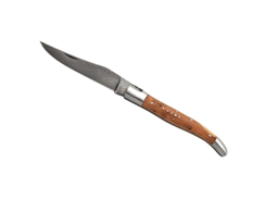 Couteau Laguiole 12 cm, lame damas, genévrier