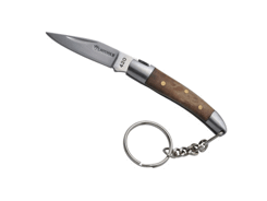 Couteau Laguiole porte-clé, 6 cm, loupe de chêne