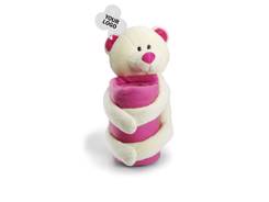 Couverture polaire ours peluche