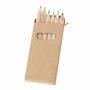 Crayons de couleur boite de 6 Au choixNaturel