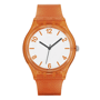 Cristal - montre plastique Orangeorange