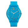Cristal - montre plastique Au choixturquoise