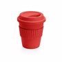 CUPPA. Verre de voyage avec couvercle 380 ml RougeRouge