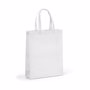 Grand tote bag non tissé avec soufflets BlancBlanc