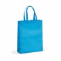 Grand tote bag non tissé avec soufflets BleuBleu clair