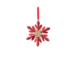 Décoration de étoile Noël métallique