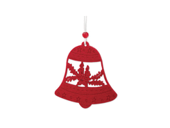 Décoration de Noël textile cloche