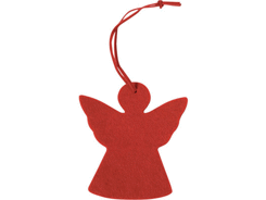 Décoration feutrine ange orange