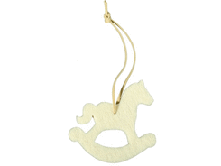 Décoration feutrine cheval