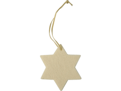 Décoration feutrine étoile blanche