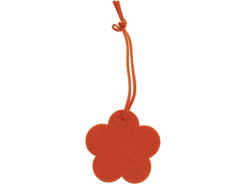 Décoration feutrine fleur rouille