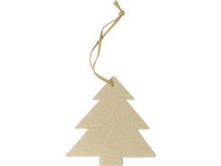 Décoration feutrine grand sapin blanc