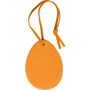 Décoration feutrine oeuf orange Jaunejaune