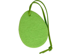 Décoration feutrine oeuf vert