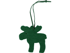 Décoration feutrine renne vert