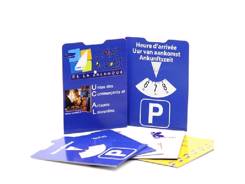 Disque de stationnement européen format alongé