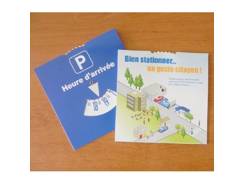 Disque de stationnement européen sans marquage