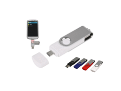 Double clé usb twist pour mobile