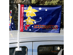 Drapeau de voiture impression quadri traverse