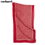 Echarpe laine giverny red Rougerouge