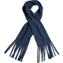 Écharpe polaire avec frange Bleubleu marine