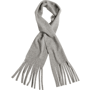 Écharpe polaire avec frange Au choixgris clair