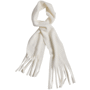 Écharpe polaire avec frange Au choixblanc cassé