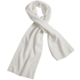 Écharpe polaire brodée Au choixblanc cassé