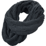 Écharpe tricot Noirnoir