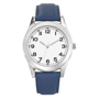 Eclipse - montre cuir Bleubleu