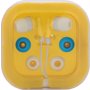 Ecouteurs prise jack 3,5 mm personnalisé Jaunejaune