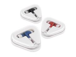 Écouteurs publicitaires colorés