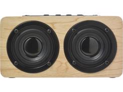 Enceinte sans fil en bois