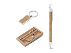 Ensemble stylo et porte-clés