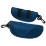 Etui à lunettes en textile renforcé avec mousqueto Bleubleu