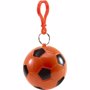 Etui balle de foot contenant un poncho Orangeorange