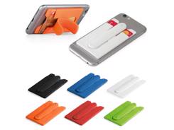 Étui cartes de visite support smartphone