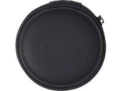 Etui en PVC comprenant des écouteurs sans fil muni