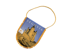 Fanion de forme ovale de petite taille