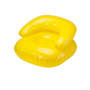Fauteuil gonflable Bleu en PVC Jaunejaune