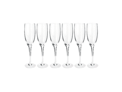 Fluttes à champagne verres 6 pièces