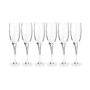 Fluttes à champagne verres 6 pièces Transparenttransparent