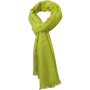 Foulard avec frange Au choixjaune acide