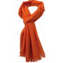 Foulard avec frange Au choixorange foncé