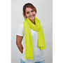 Foulard jaune fluo en viscose/polyester Au choixjaune fluo